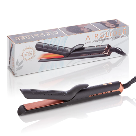 CORTEX BEAUTY- מחליק ומסלסל שיער 2-in-1 סטימר AirGlider