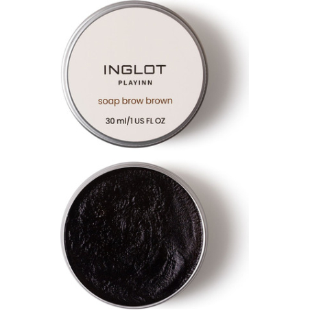 INGLOT  - ווקס לעיצוב ולקיבוע הגבות בגוון חום