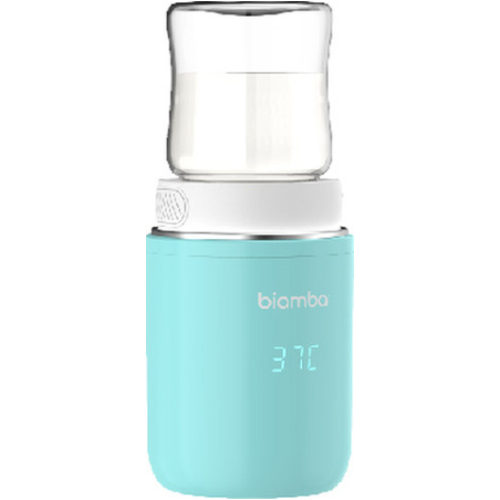 BIAMBA WARM OUT מחמם בקבוק קומפקטי נייד, שנכנס לכל תיק ומאפשר לבייבי להנות מבקבוק חמים וטעים.