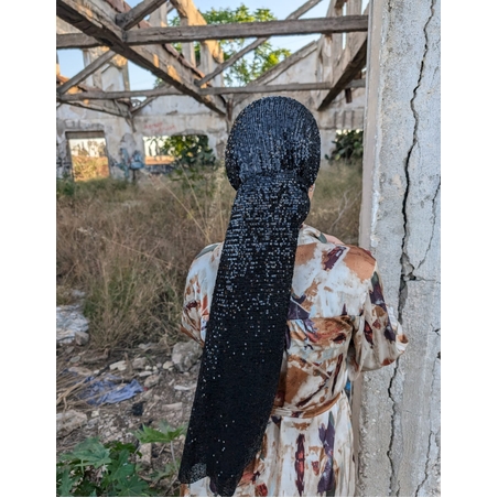 מטפחת לונג פייטים - שחור