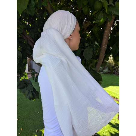 מטפחת לונג טטרה - לבנה