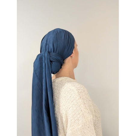 מטפחת לונג זמש - כחול