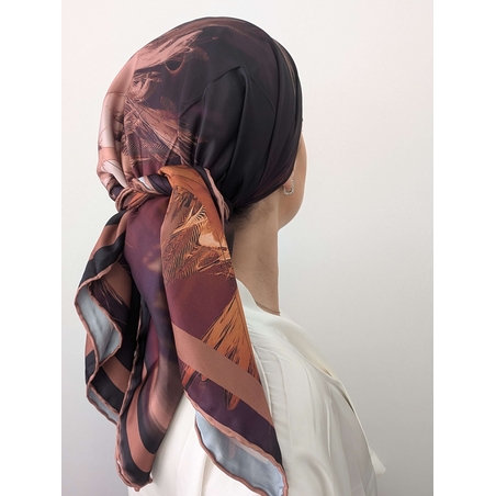 מטפחת מרובעת סאטן ונציה