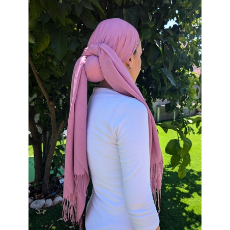 מטפחת לונג פרנזים - ורוד פינקי