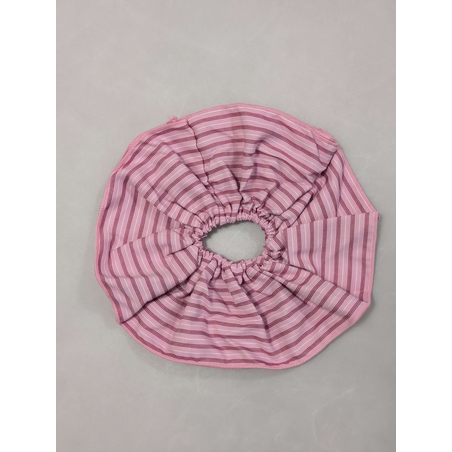 גומיית סקראנצ'י - ורוד פסים