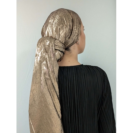 מטפחת לונג ברק - צבע ברונזה בהיר