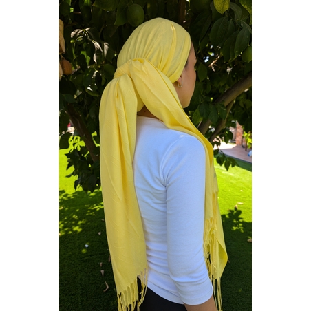 מטפחת לונג פרנזים - צהוב