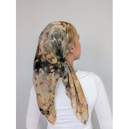 מטפחת מרובעת חג - שיפון יהלומים