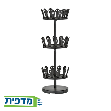 מתקן מסתובב לאחסון עד 18 זוגות נעלים