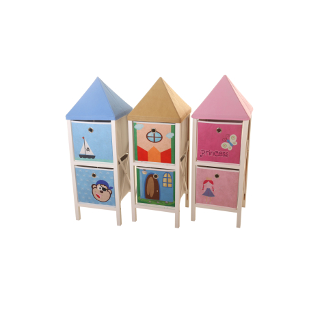 ארגונית 2 מגירות – ירוק