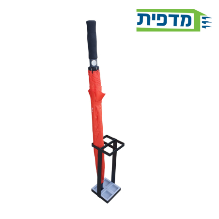 מעמד ל 4 מטריות בגימור שחור מט