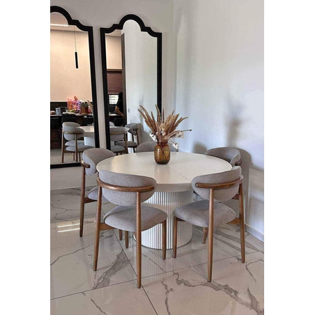 Rounded Dinner table