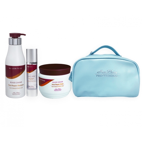 קוויאר שחור - ערכה מושלמת לטיפוח שיער מוחלק