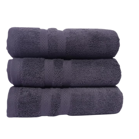 מגבת פרימיום אפור כהה כותנה