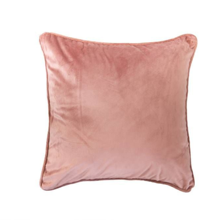 כרית נוי ורוד עתיק חלק