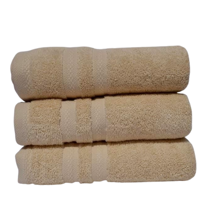 מגבת פנים פרימיום שמנת כותנה