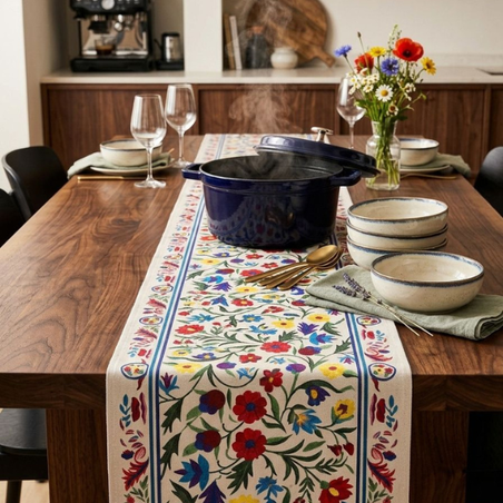 ראנר דקורטיבי לשולחן- מבודד חום