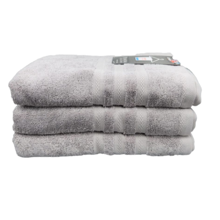 מגבת פרימיום אפור כותנה