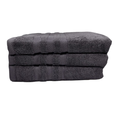 מגבת פרימיום שחור כותנה