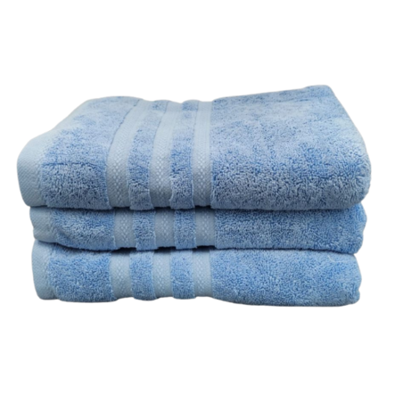 מגבת פרימיום תכלת כותנה