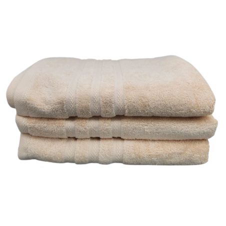 מגבת פרימיום בז' כותנה