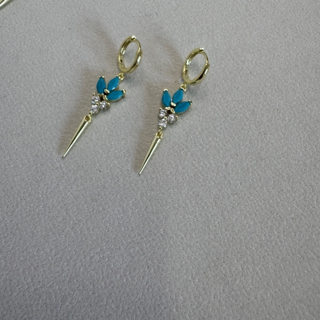 חישוק לוטוס טורקיז