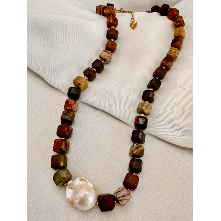 שרשרת Jasper & Pearl