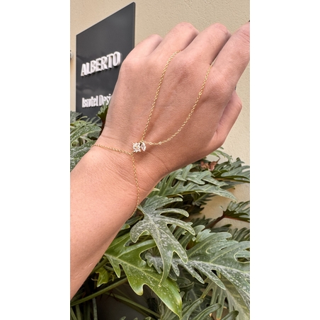 צמיד טבעת מריה זהב