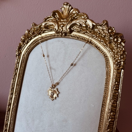 שרשרת לב זהב