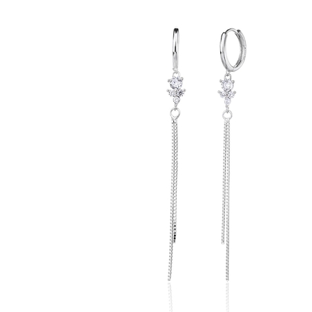 עגילי איריס כסף