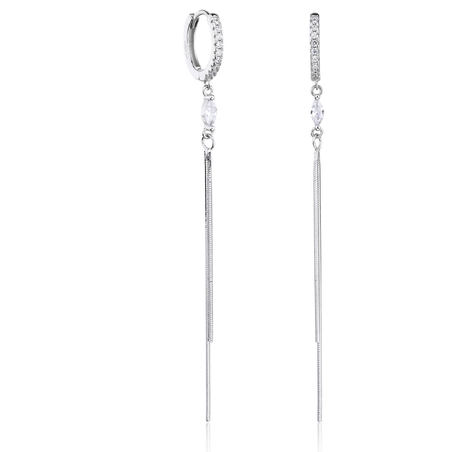 עגילי קמילה כסף