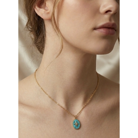 שרשרת כוכב הצפון טורקיז