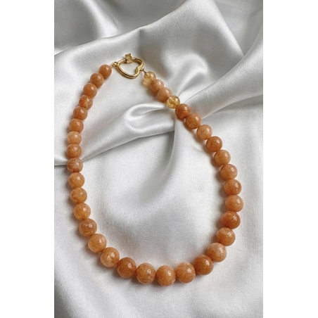 שרשרת Sunstone לב