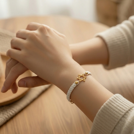 צמיד מקרמה מגן דוד