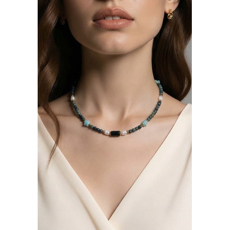 שרשרת green turquoise