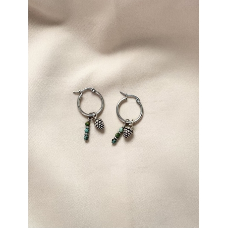 עגילי Forest Cone