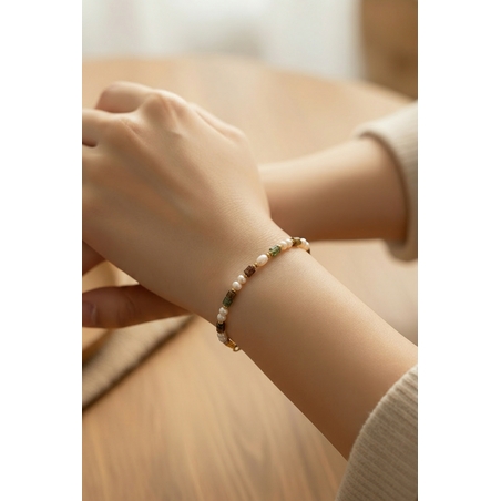 צמיד פנינים אפריקאי