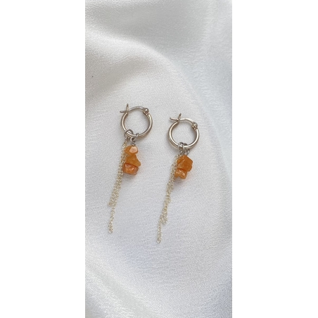 עגילי גספר כתום