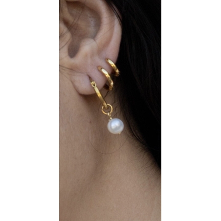 עגילי Golden Pearl