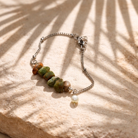 צמיד אונקייט כסף