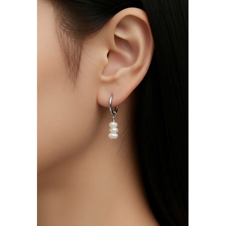 עגילים Mini Pearls