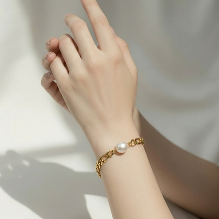 צמיד גולדפילד פנינה