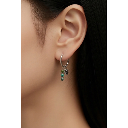 עגילי Forest Cone