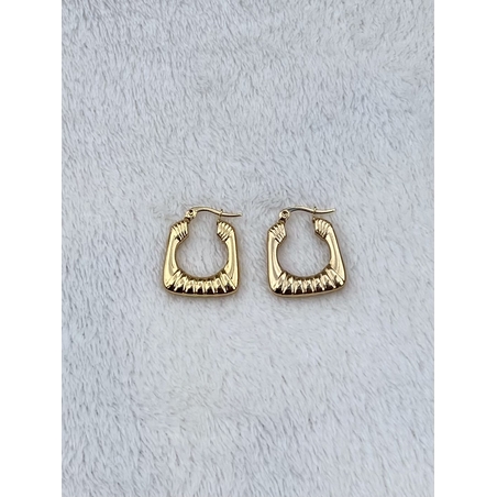 Bold Square Hoops