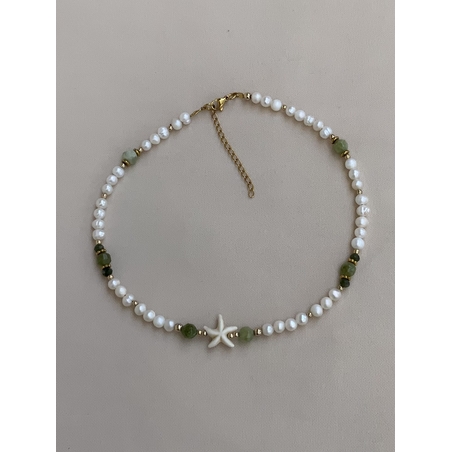 שרשרת Starfish Lagoon Pearl Necklace