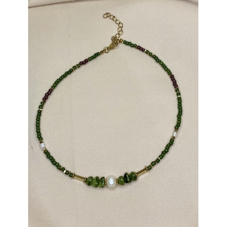שרשרת  Green Stone