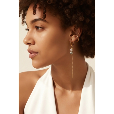 עגילי ג׳ספר פנינה