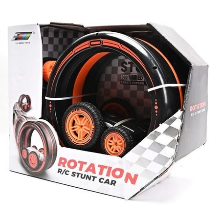 מכונית לופ משתוללת עם שלט רחוק ניתן לתכנות - שחור צעצועי שירן