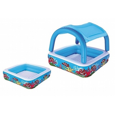 בריכה מרובעת וצלון 140*140*114