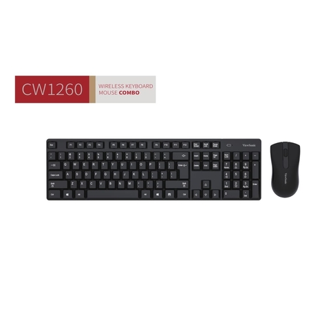 ViewSonic CW1260 שילוב מקלדת ועכבר אלחוטיים